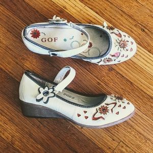 Flower maryjane shoes